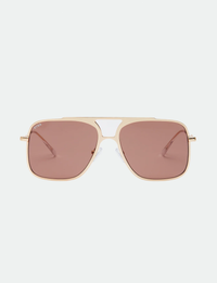 Bodie Sunglasses, Gold/Brown