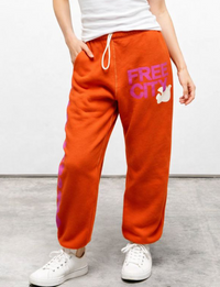 Circa 99' OG Letsgo Oldschool Sweats, Orange Machine