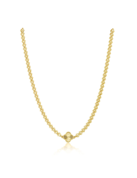 Rosalie Clover Chain Necklace, Gold