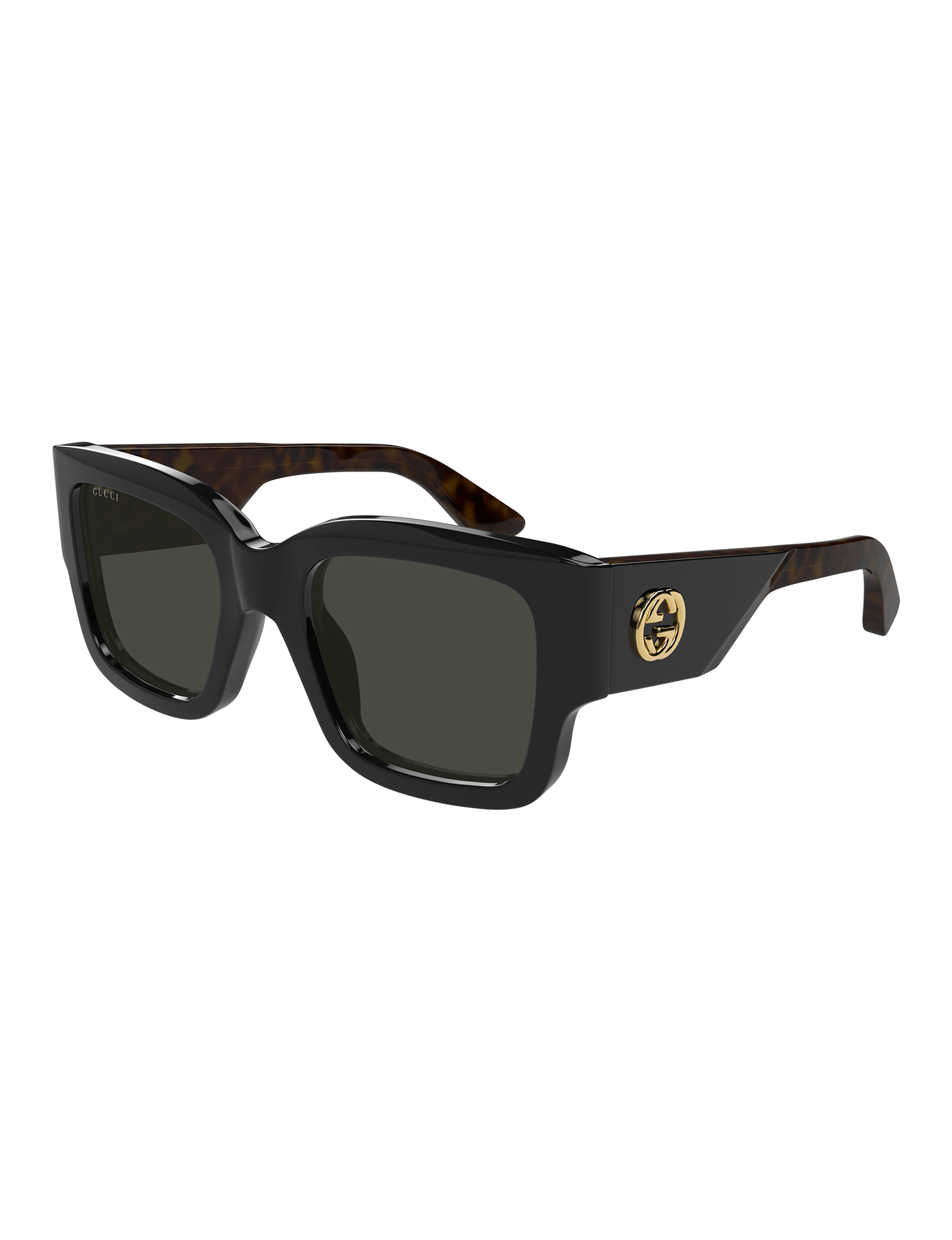 GG1663S 001 Sunglasses, Black/Havana