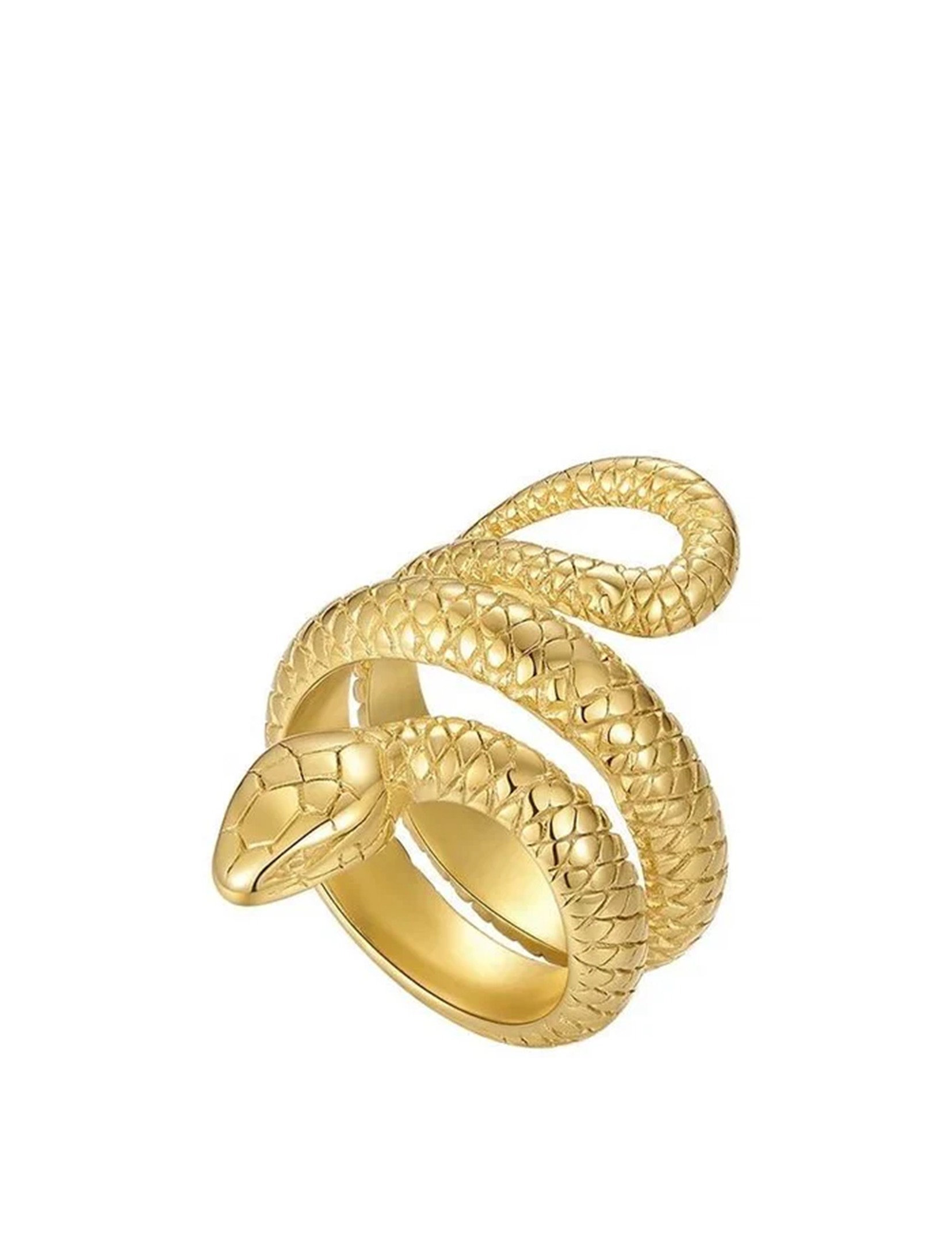 Cleo Snake Ring, Gold