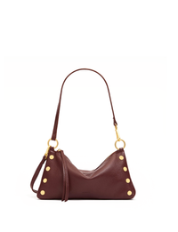 Kyle Small Handbag, Cherrywood/Brushed Gold