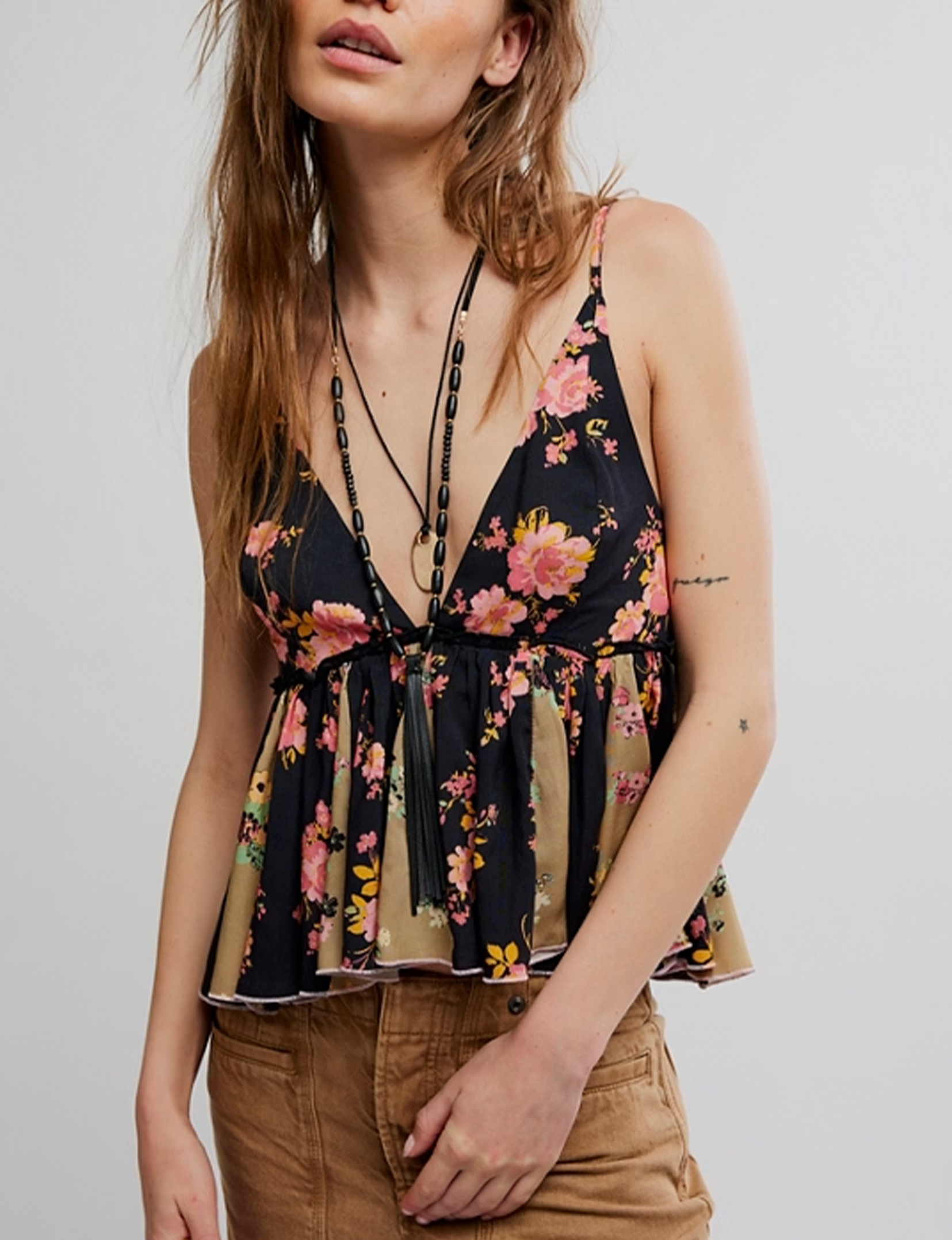 Tillie Top, Black/Combo