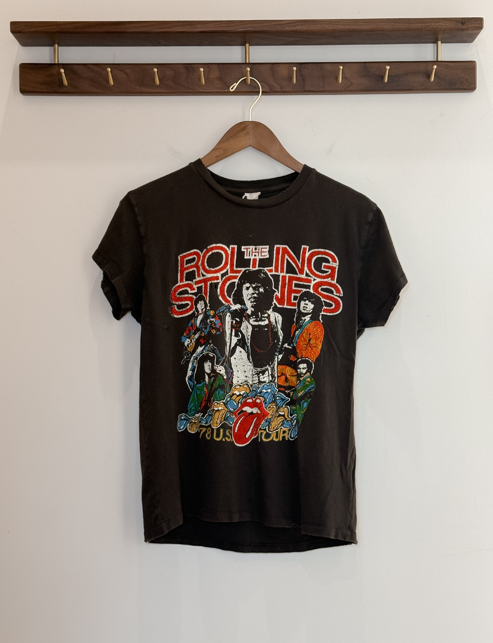 Madeworn Rolling Stones '78 Tour Tee, Coal