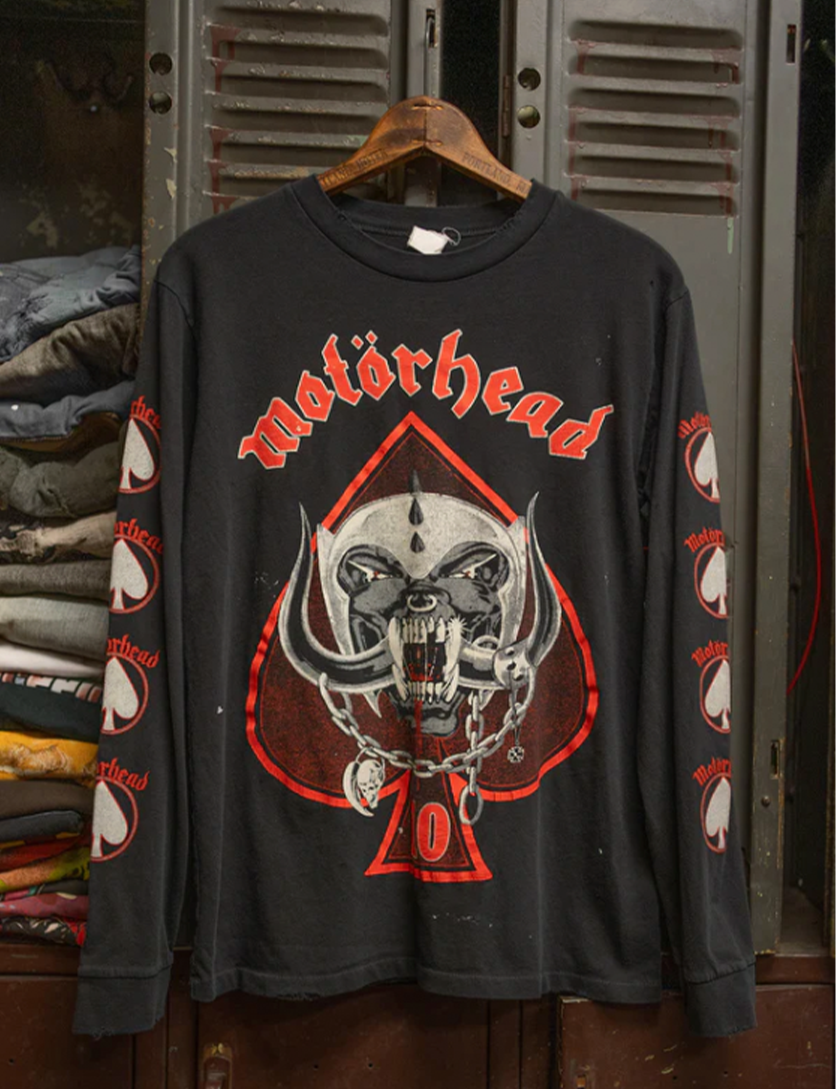 Motörhead Ace of Spades Long Sleeve, Coal