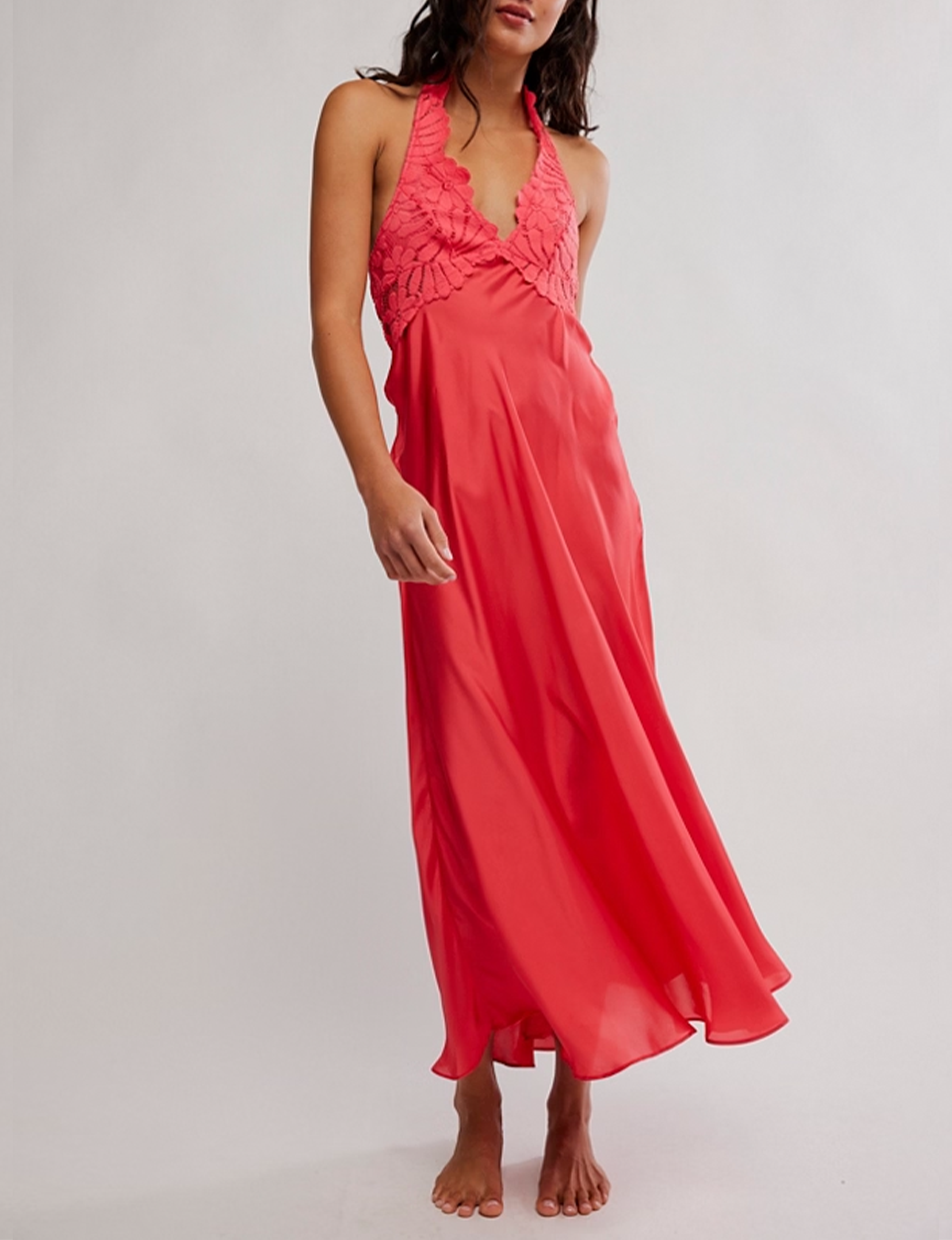Petal Party Midi Dress, Tart Berry