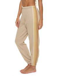 5 Stripe Sweatpants, Sand/Tan