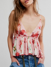 Free People Tillie Top, Pink/Combo