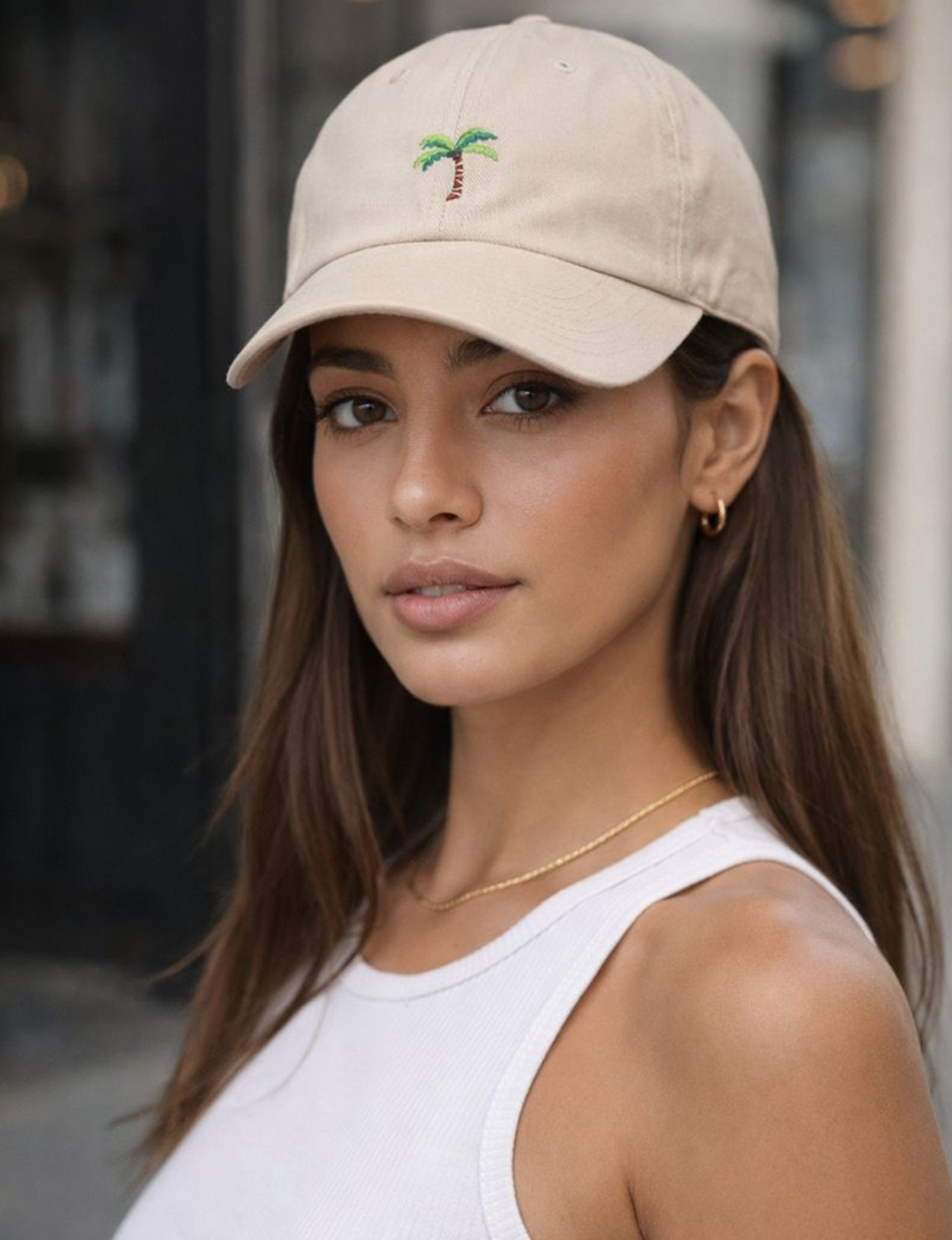 Runner Clean Up Cap, Natural/Palm