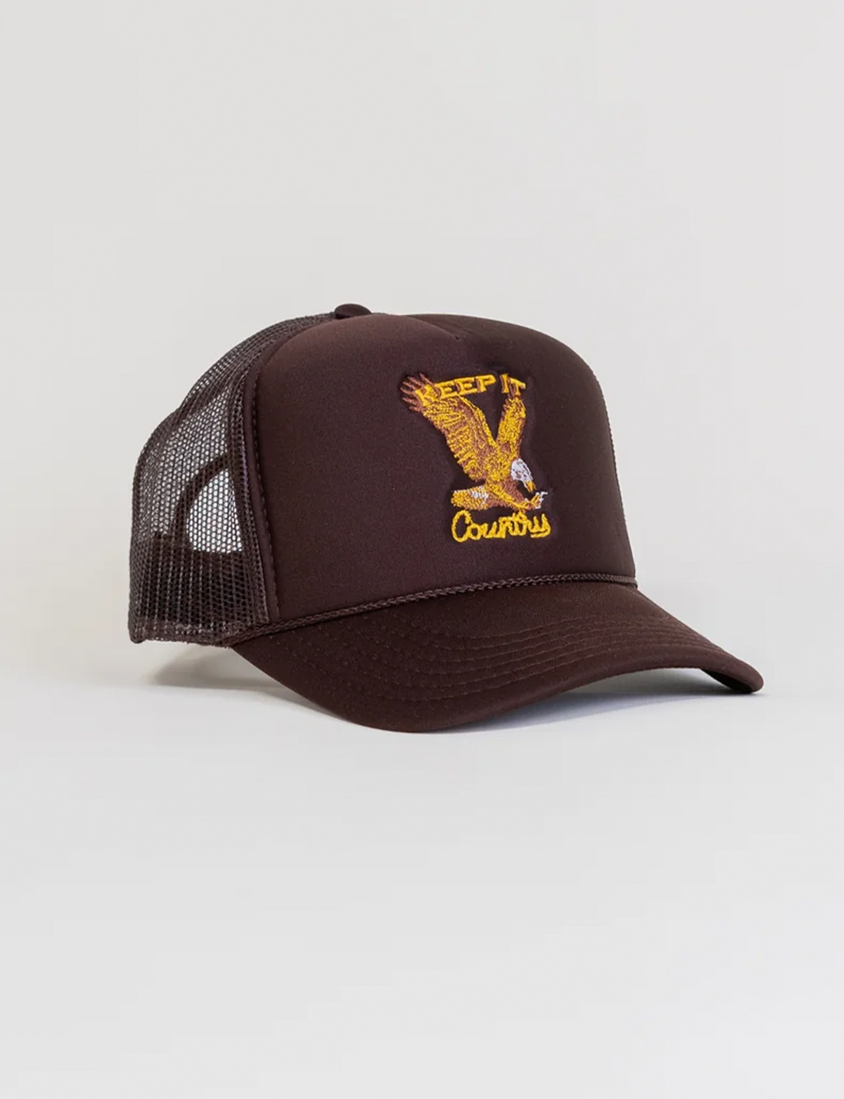 Keep It Country Trucker Hat, Brown