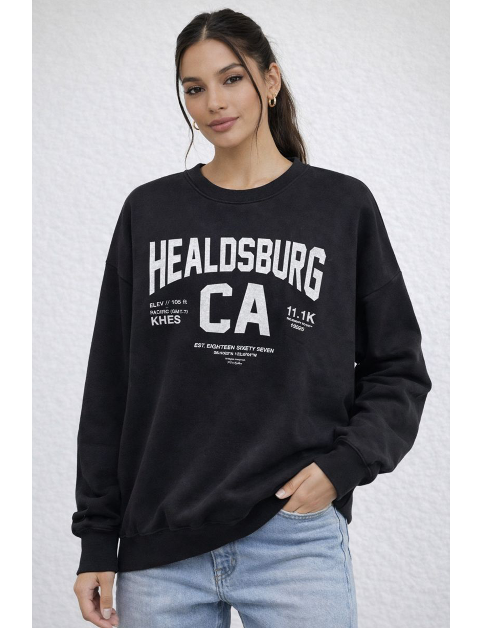 Healdsburg Jumper, Black/White