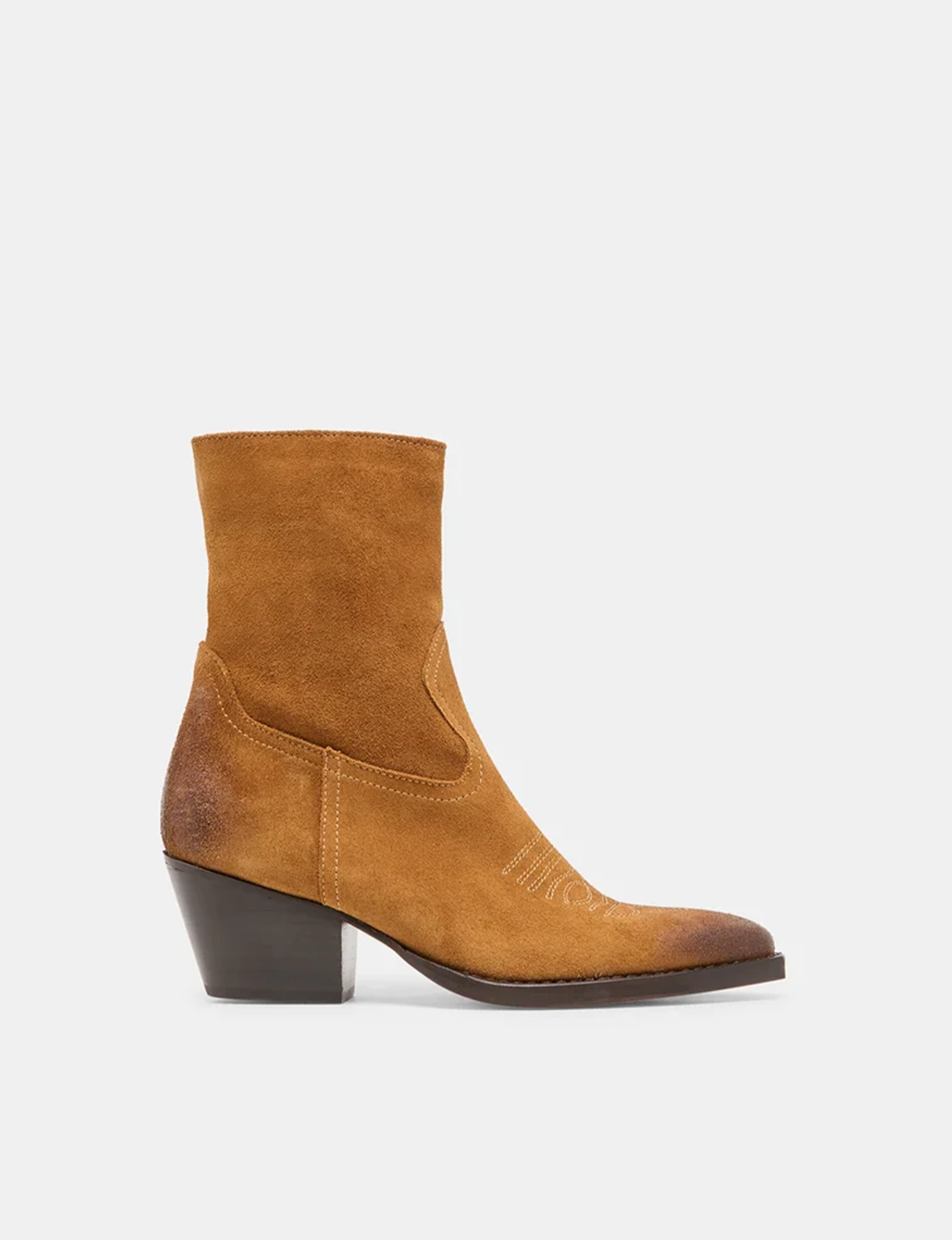 Klyde Boots, Cognac Suede