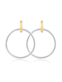 Kiana Hoop, Gold/Silver