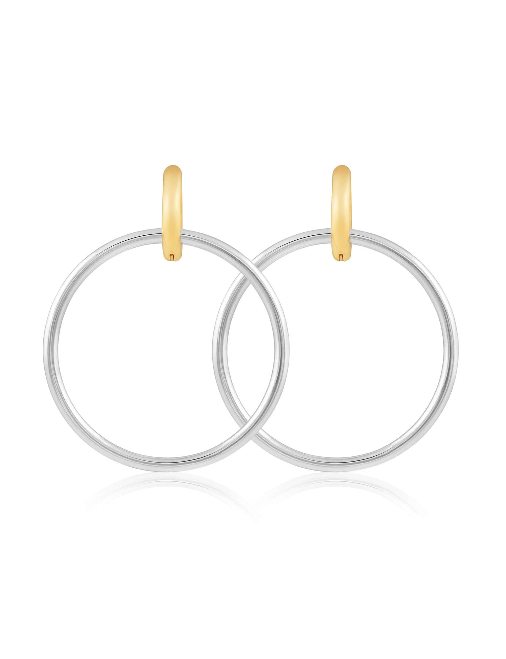 Kiana Hoop, Gold/Silver