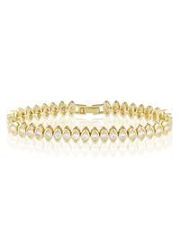 Destiny Tennis Bracelet, Gold