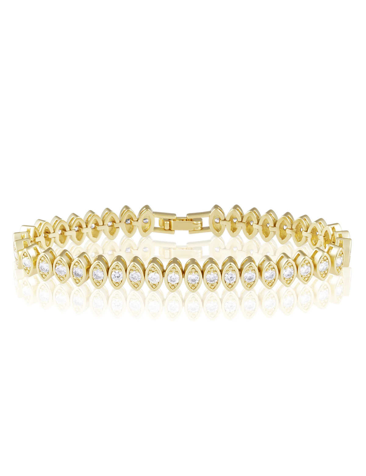 Destiny Tennis Bracelet, Gold