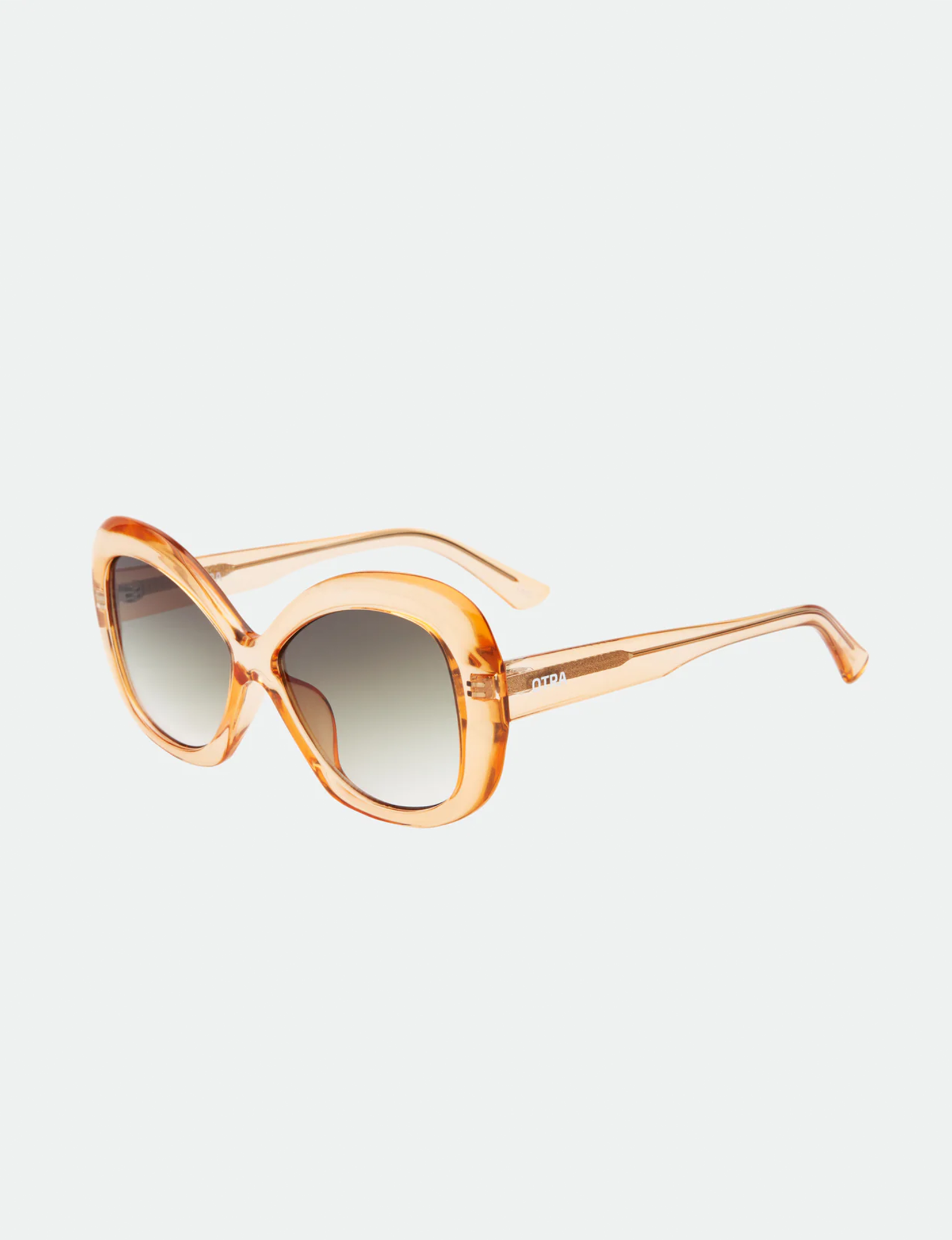 Esme Sunglasses, Gold/Green Fade