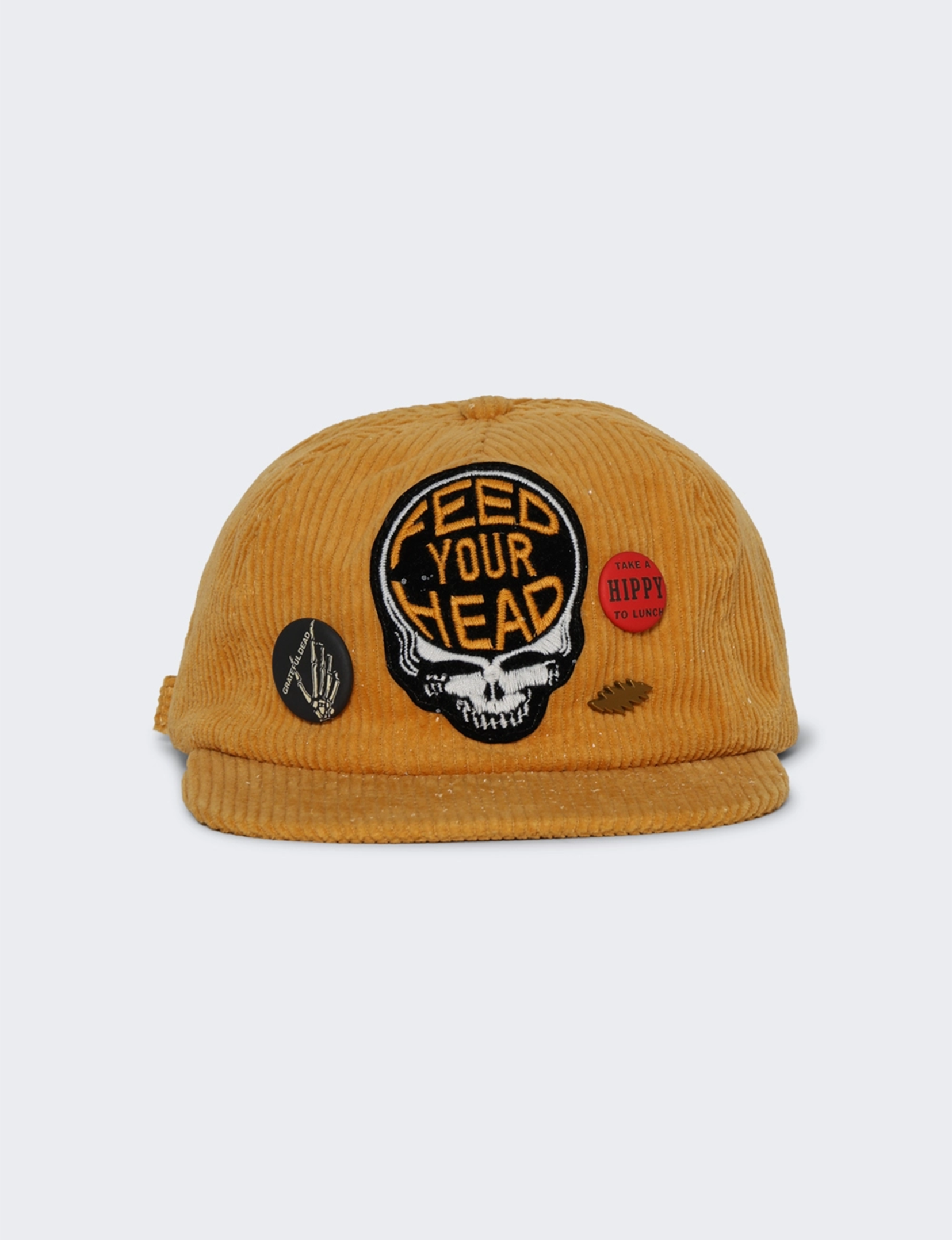 Grateful Dead Feed Your Head Hat, Goldenrod