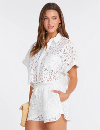 Josephine Lace Short, Salt