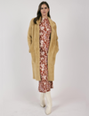 Exile Faux Fur Coat, Tan