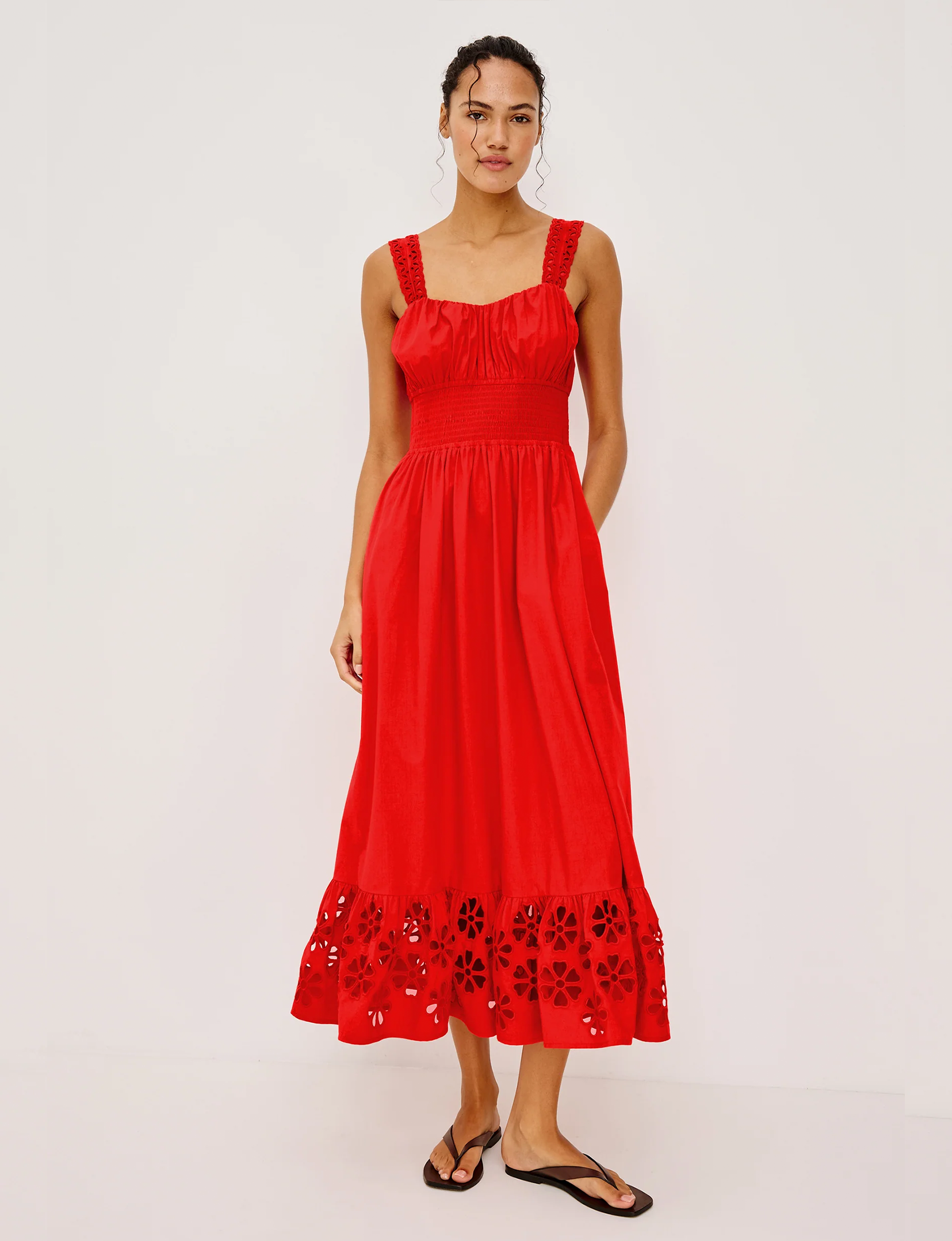 Moira Dress, Scarlet