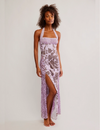 Love You Most Printed Maxi, Lavender/Combo