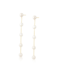 Valentina Drop Earring, Pearl