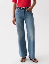 Harlowe Relaxed Baggy Jean, Serpentine Vintage