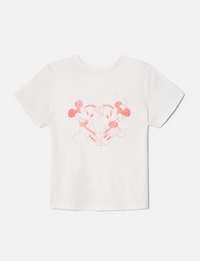 Classic Disney Heart Hands Tee, Vintage White
