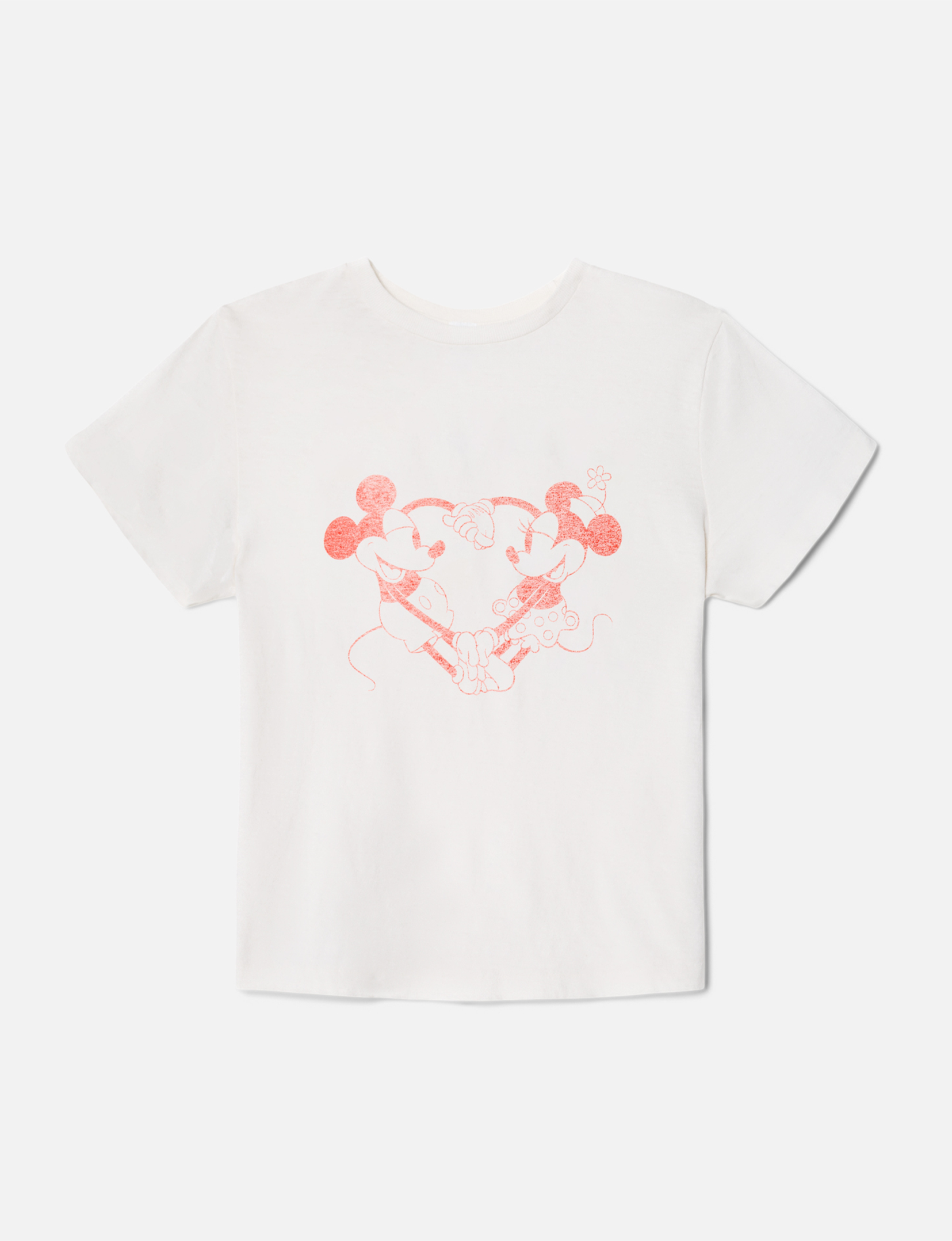 Classic Disney Heart Hands Tee, Vintage White