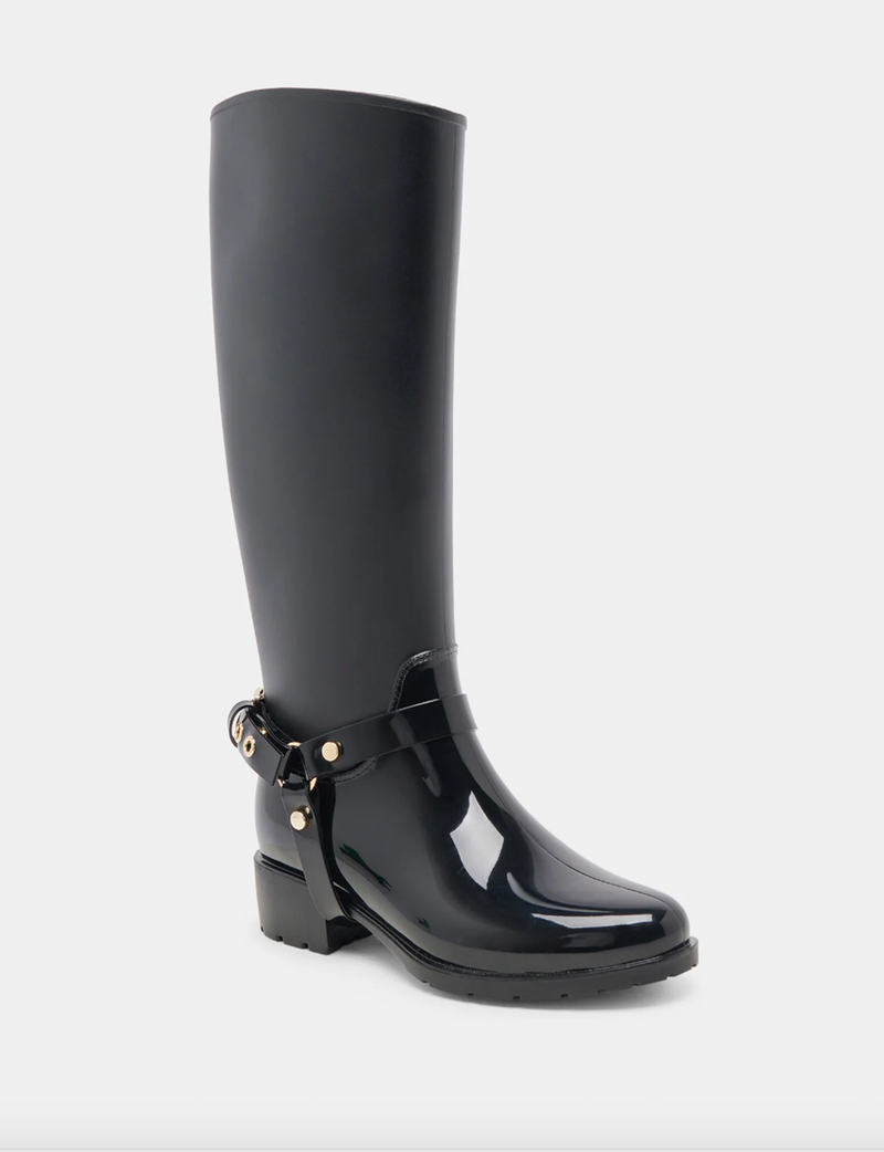 Cloudy H2O Riding Boot, Midnight Patent Stella