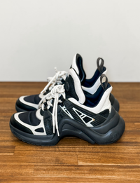 Louis Vuitton Archlight Panelled Sneaker, Black/White