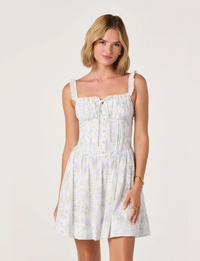 Charlotte Dress, Lilac White Floral