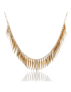 Fringe Necklace, Gold