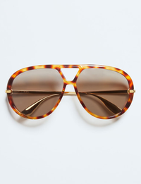 BV1274S 005 Sunglasses, Havana/Gold/Brown