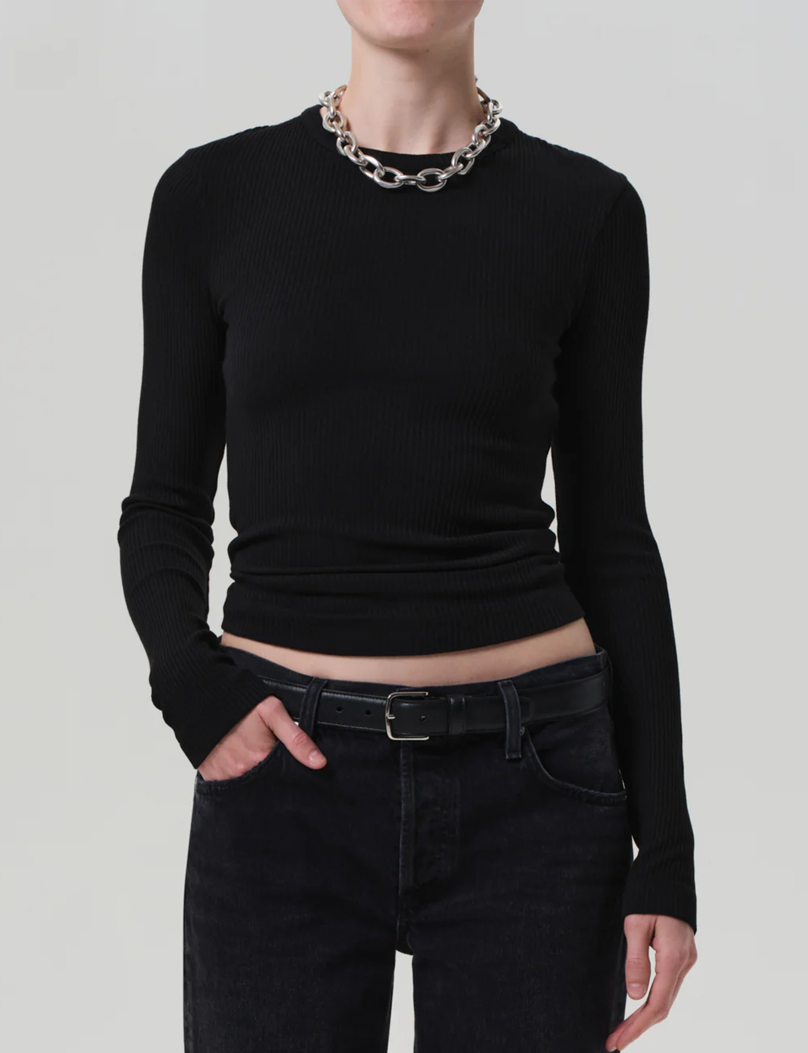 Bina Crewneck, Black