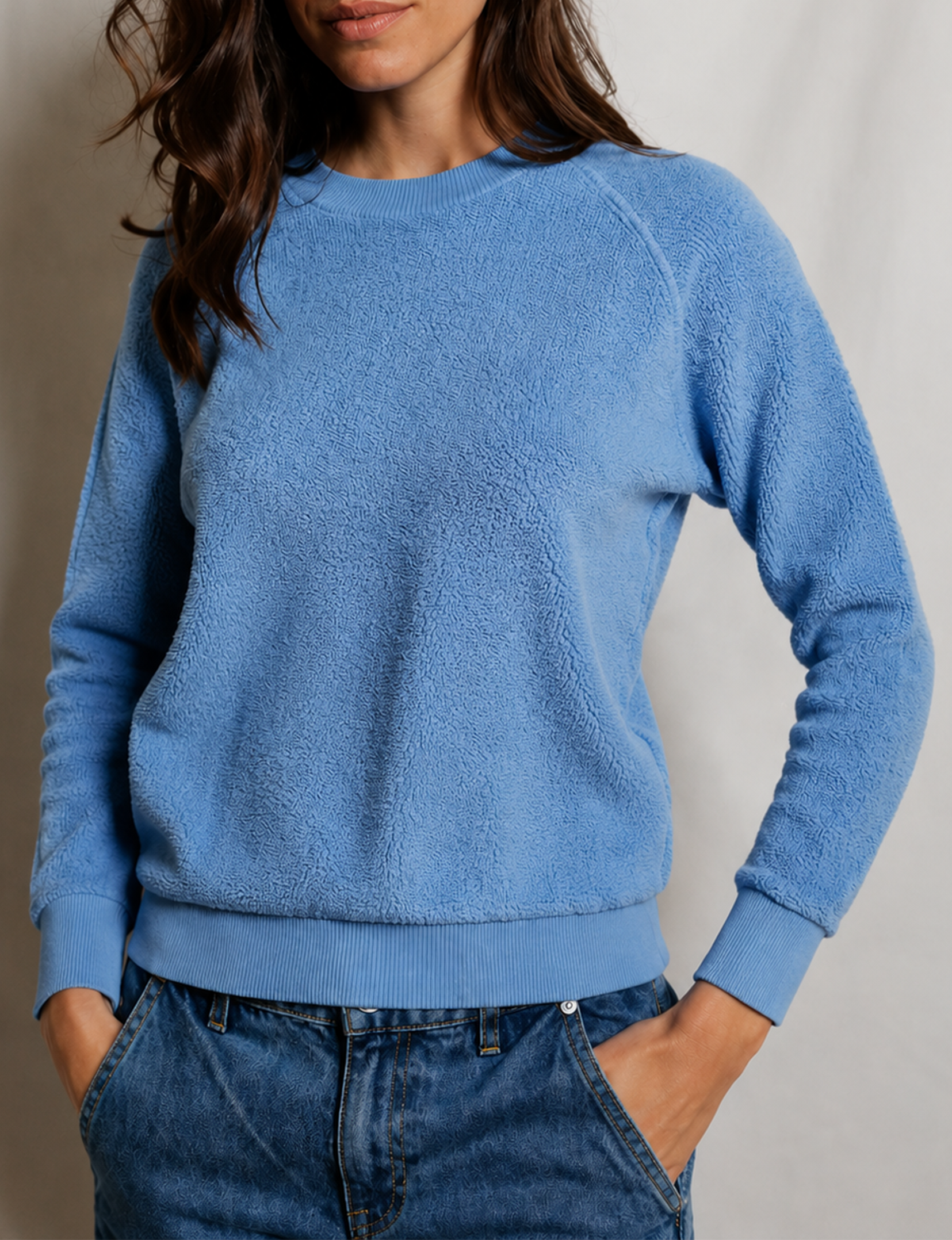 Ziggy Inside Out Sweatshirt, Pacific Blue