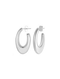 Owen Small Hoop, Silver