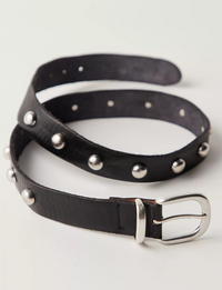 Rhodes Stud Belt, Black