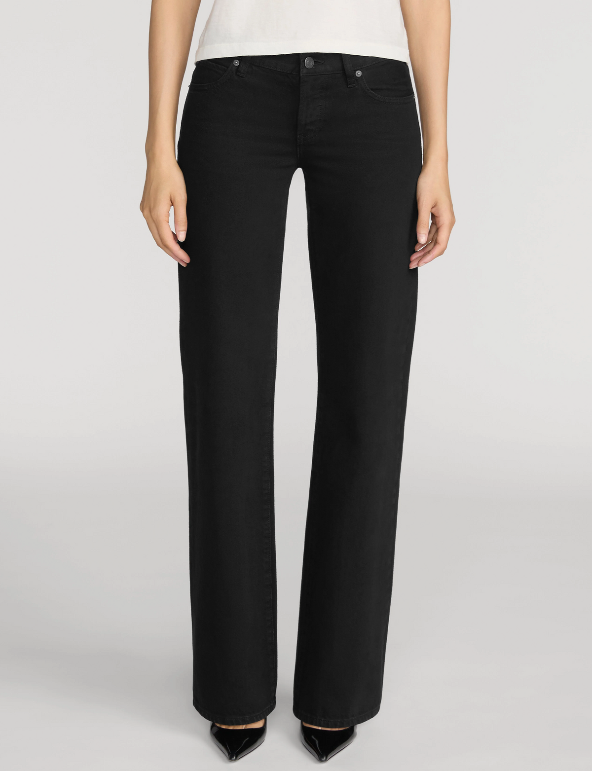 The Gray Wide Leg, Black