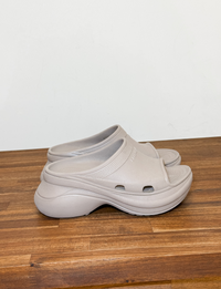 Balenciaga X Crocs Slides, Taupe