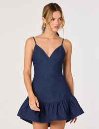 Kyndal Dress, Dark Denim