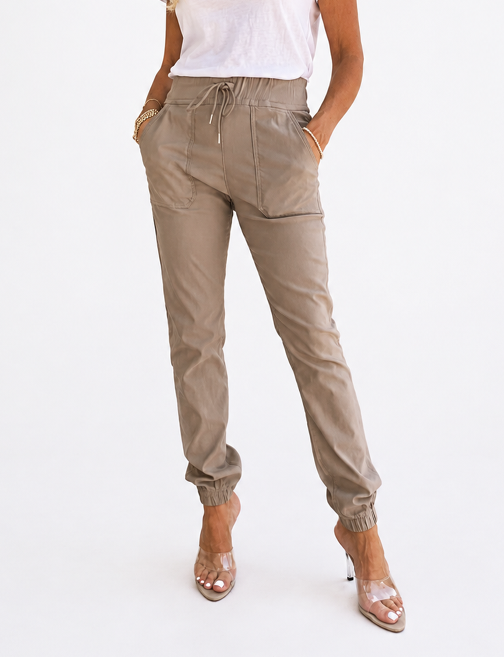 Tali Vegan Jogger Pant, Mushroom