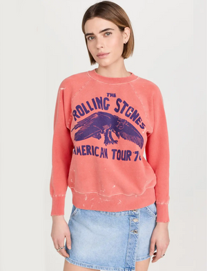 Rolling Stones American Tour Crew Fleece, Cherry