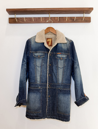 7 For All Mankind Sherpa Coat, Denim