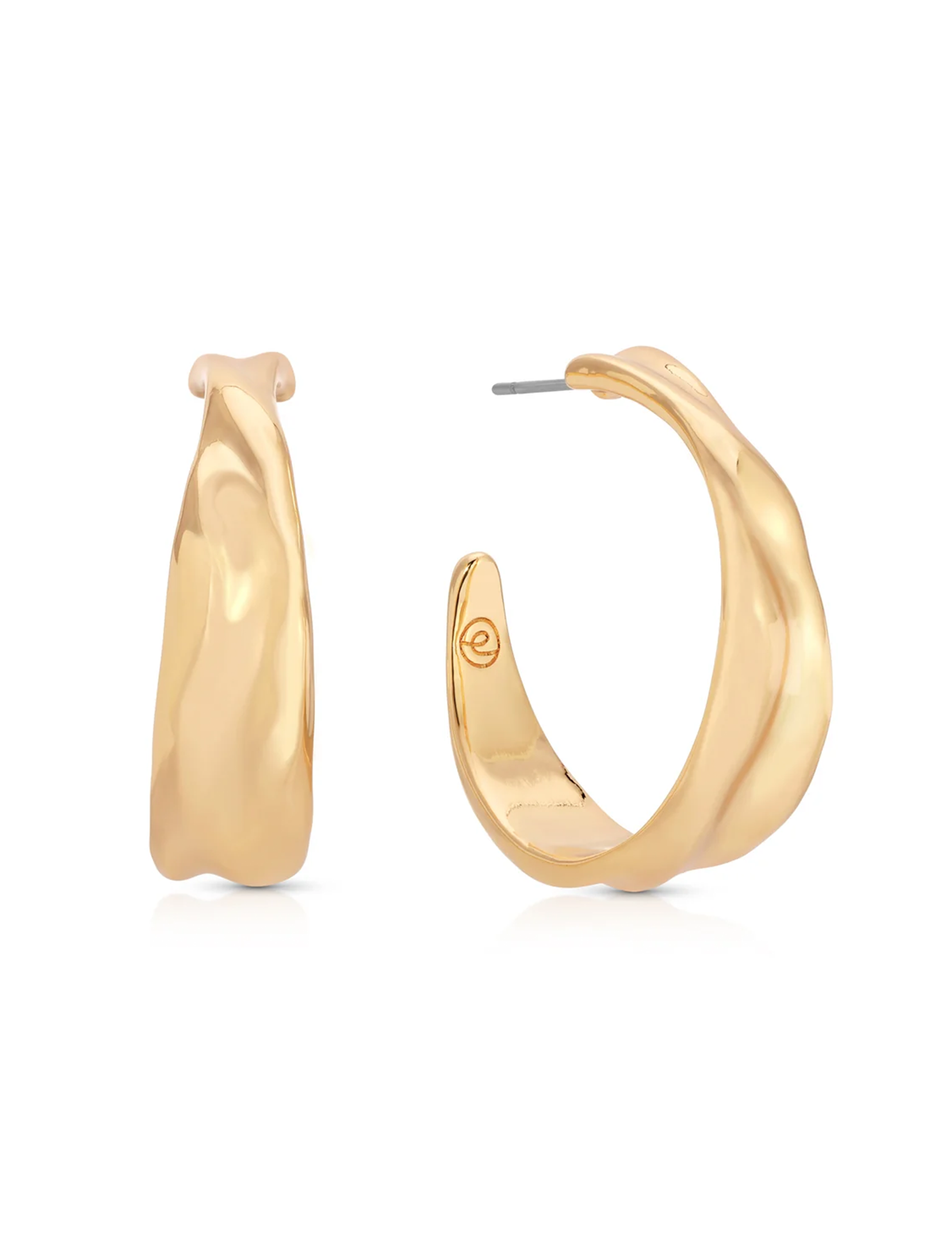 Liquid Luxe Hoops, Gold