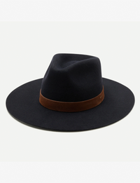 River Fedora, Black/Brown