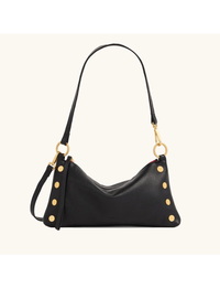 Kyle Small Handbag, Black/Brushed Gold