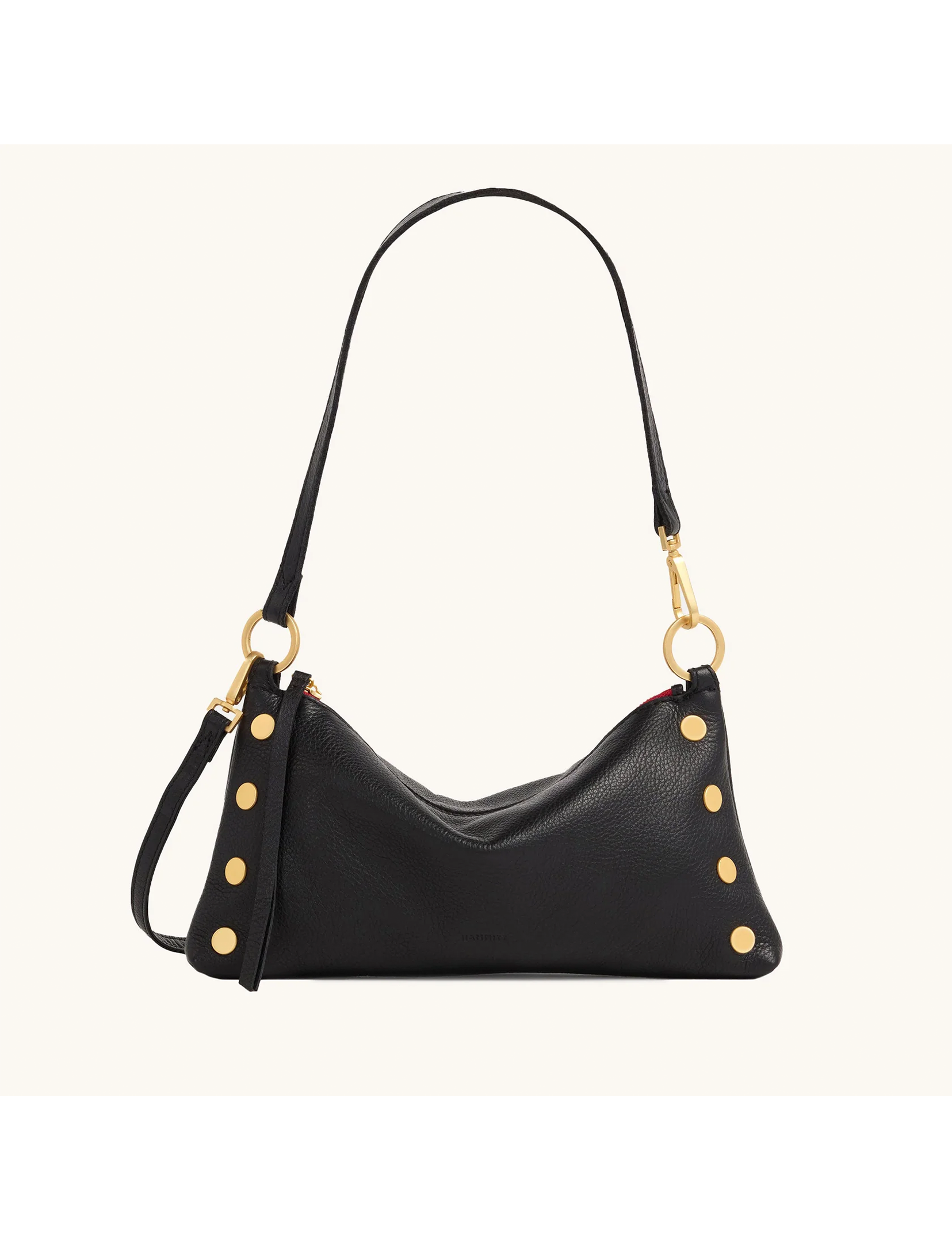 Kyle Small Handbag, Black/Brushed Gold