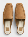 Bradly Flat, Brown Suede